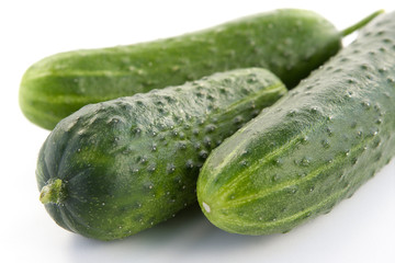ripe cucumbers