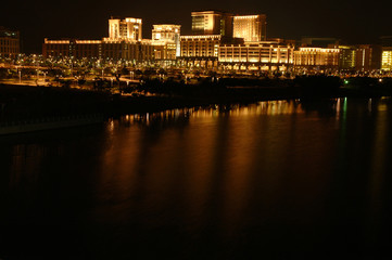 buildings at night ii