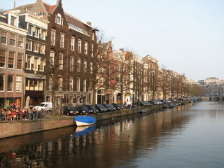 Fototapeta na wymiar amsterdam channel