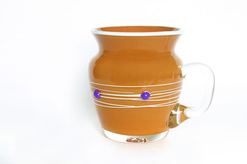 antikes trink glas – handarbeit
