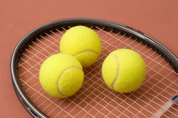 Poster tennis balls and racket © ErickN