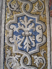 mosaique bleue - basilique saint marc