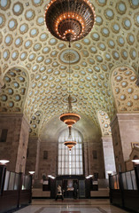 ornate bank interior