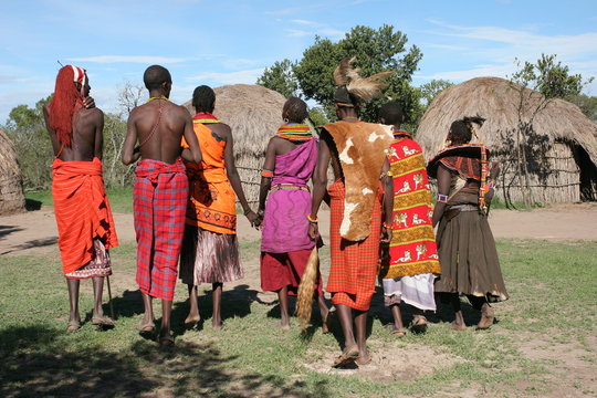 tribu samburu au village