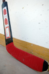 goalie's hockey stick