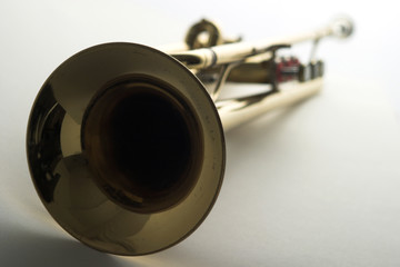 trumpet bell closeup