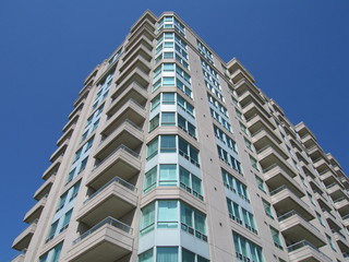 highrise condominium apartment building