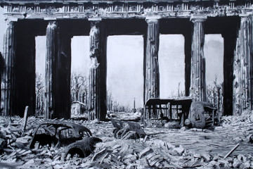 brandenburger tor berlin - obrazy, fototapety, plakaty