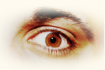 erstaunte augen