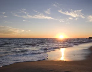 Foto op Plexiglas malibu sunset © David Crockett