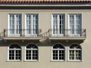 Fototapeta na wymiar traditional windows