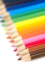 coloring pencils - shallow dof