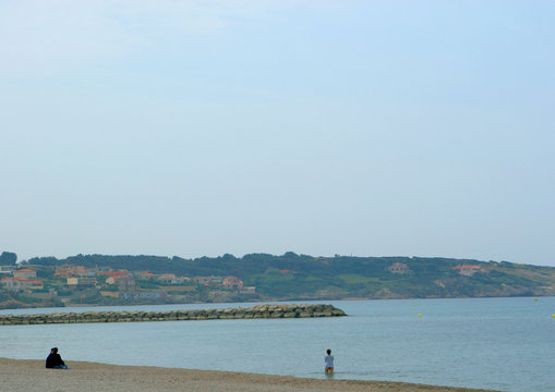 trampette au bord de plage