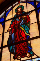 stained glass jesus