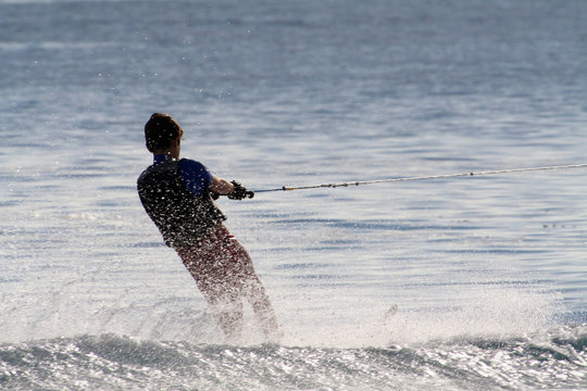 Boy On Waterski