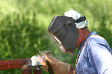 welding away