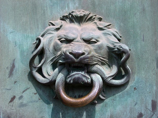 lion door knocker