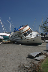 katrina flood boats