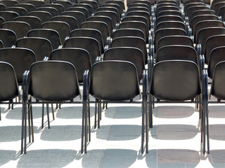 Fototapeta premium empty chairs