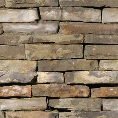 Fotobehang Stenen textuur muur naadloze stenen muur textuur