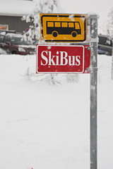 skibus sign - 677329