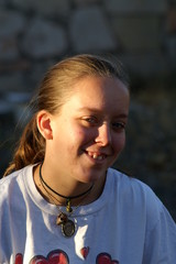 teenage girl with acne 2