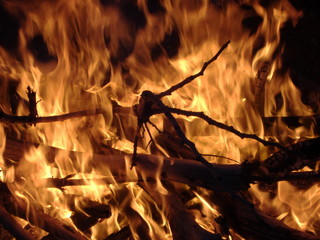le feu