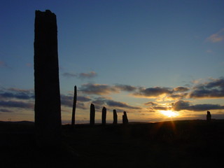 neolithic sunset
