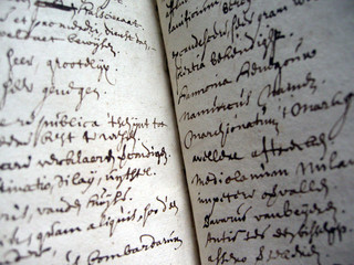 handschriftliche notiz 1653