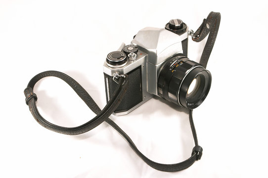 old mechanical camera