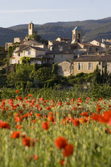 Naklejka premium village de lourmarin