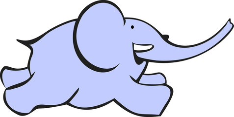 elephant bleu