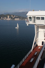 voilier depuis ferry