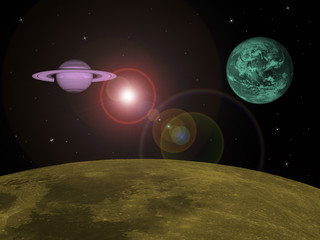 in space