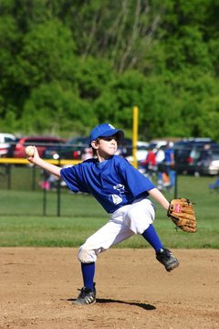 Boy Pitching