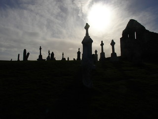 graveyard silhouette