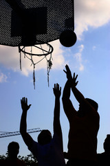 partido de baloncesto