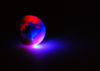 glowing globe
