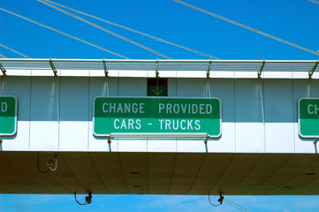 Obraz premium toll plaza