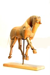 horse mannequin trot