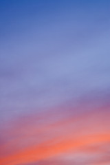 blue-orange sky