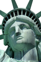 statue of liberty face isolated © Xavier MARCHANT