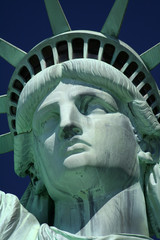 statue of liberty face © Xavier MARCHANT