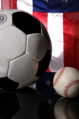 soccer - football and baseball