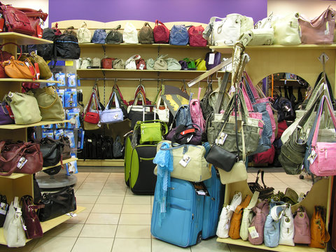 bags in shop