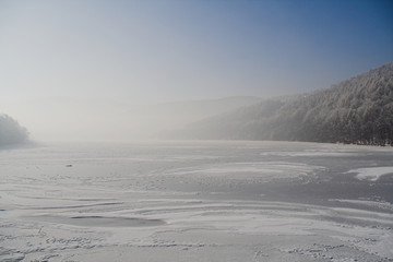 Obraz premium mountains and lake