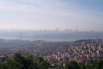 Fototapeta na wymiar istanbul and bosphorus