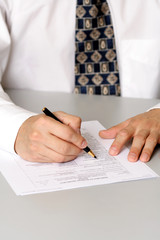 businessman at work