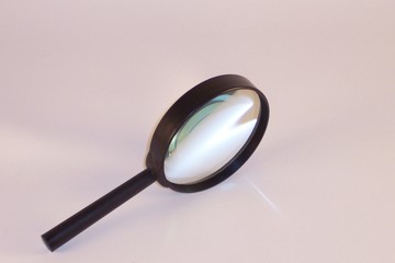 a magnifying glass