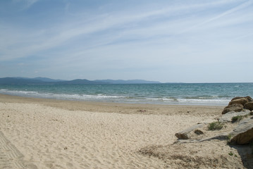 Fototapeta na wymiar Włoska plaża